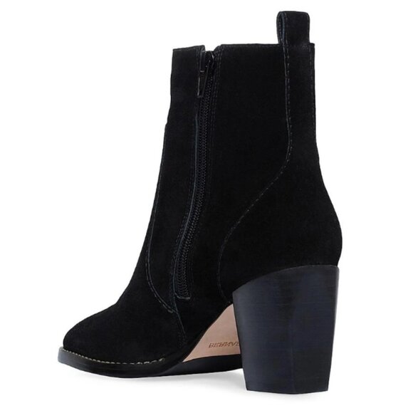 NEW BERNARDO Made In Brazil Suede Norwich Booties in black for women 725 8j4 - Picture 6 of 8